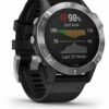 Garmin Fenix 6 Silver/ Black Band - Image 3