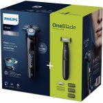 Philips Shaver Series 7000 Elektrický holiaci strojček pre mokré a suché holenie + OneBlade Tvár a Telo S7783/78