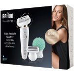 Braun Silk-épil 9 Flex 9020 Wet&Dry s 6 nadstavcami, vrátane nadstavca pre hĺbkovú masáž