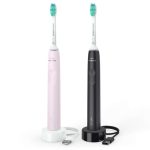 Philips Sonicare 3100 series Dvojité Balenie Pink + Black HX3675/15