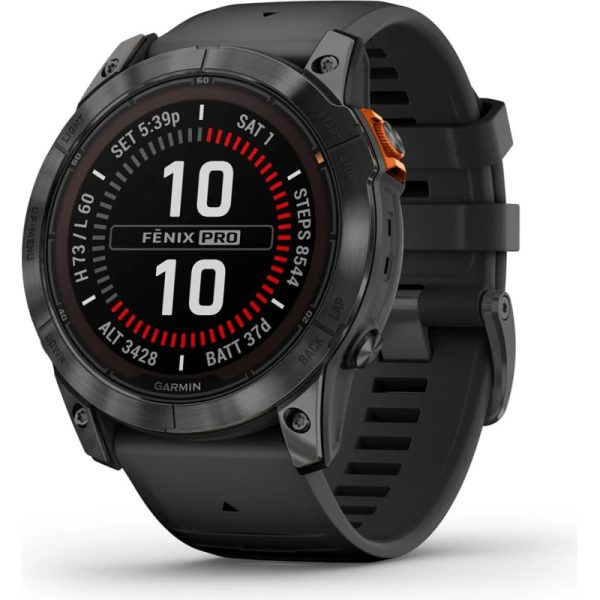 Garmin fenix 7X Pro Solar Edition Slate Gray with Black Band