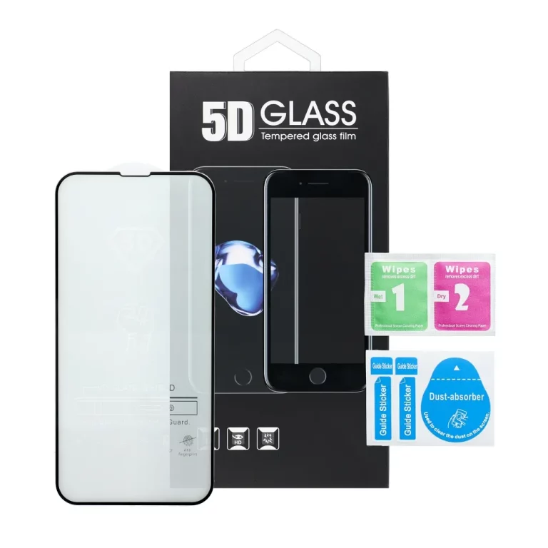 5D Full Glue Tempered Glass – iPhone 16 Pro (ochrana súkromia)