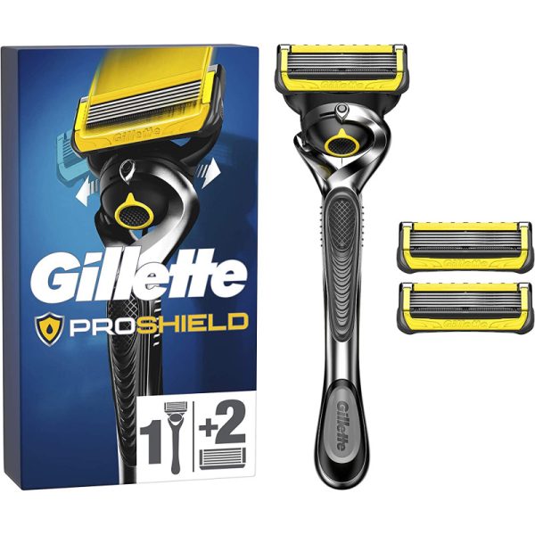 Gillette ProShield Holiaci Strojček pre Mužov + 2ks hlavic