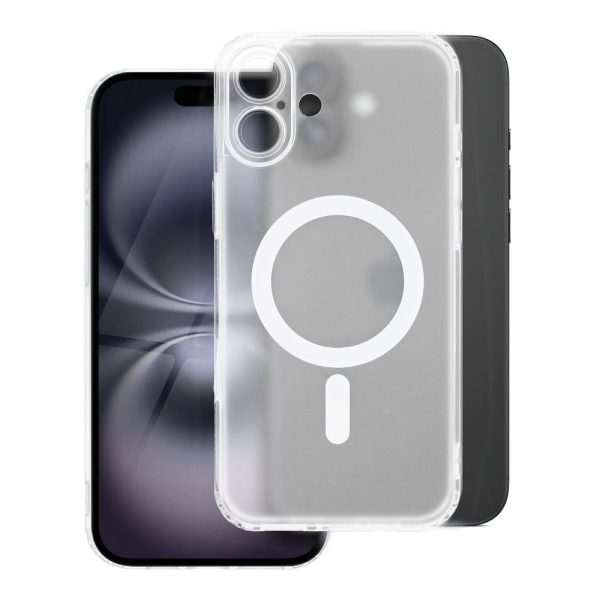 Puzdro FROST MAG COVER s ochranou fotoaparátu kompatibilné s MagSafe pre IPHONE 17 Pro priehľadné