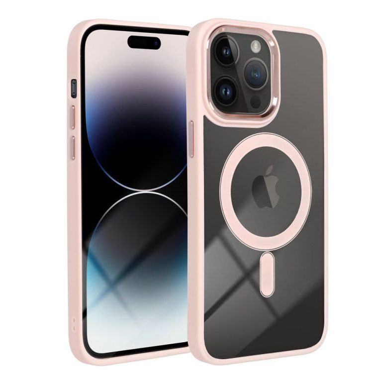 Puzdro COLOR EDGE MAG COVER kompatibilné s MagSafe pre IPHONE 17 ružové