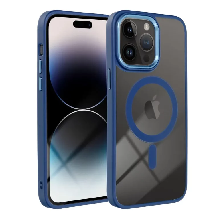 Puzdro COLOR EDGE MAG COVER kompatibilné s MagSafe pre IPHONE 17 modré