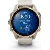 Garmin fenix 8 43mm AMOLED Sapphire Soft Gold with Fog Gray/Dark Sandstone Silicone Band - Image 5