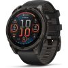 Garmin fenix 8 47mm AMOLED Sapphire Carbon Gray DLC Titanium with Black/Pebble Gray Silicone Band - Image 2