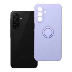 Puzdro pre Samsung A26 5G Silikónový krúžok fialový