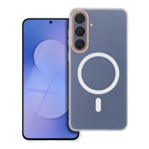 Priehľadné puzdro na Honor 400 PRO Go Orange kompatibilné s MagSafe