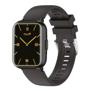 Inteligentné hodinky TITMO E-100 (TFT, volanie cez Bluetooth) čierne 0INT