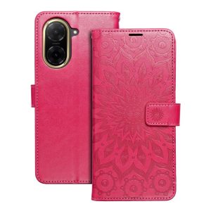 Puzdro s klapkou pre Xiaomi Redmi A5 (173,3 x 79,4 x 8,26) Mezzo Book mandala magenta